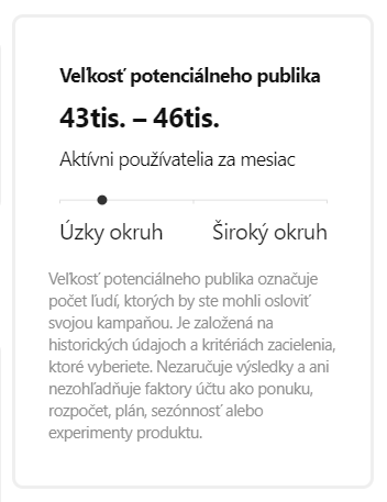 veľkosť publika na Pintereste