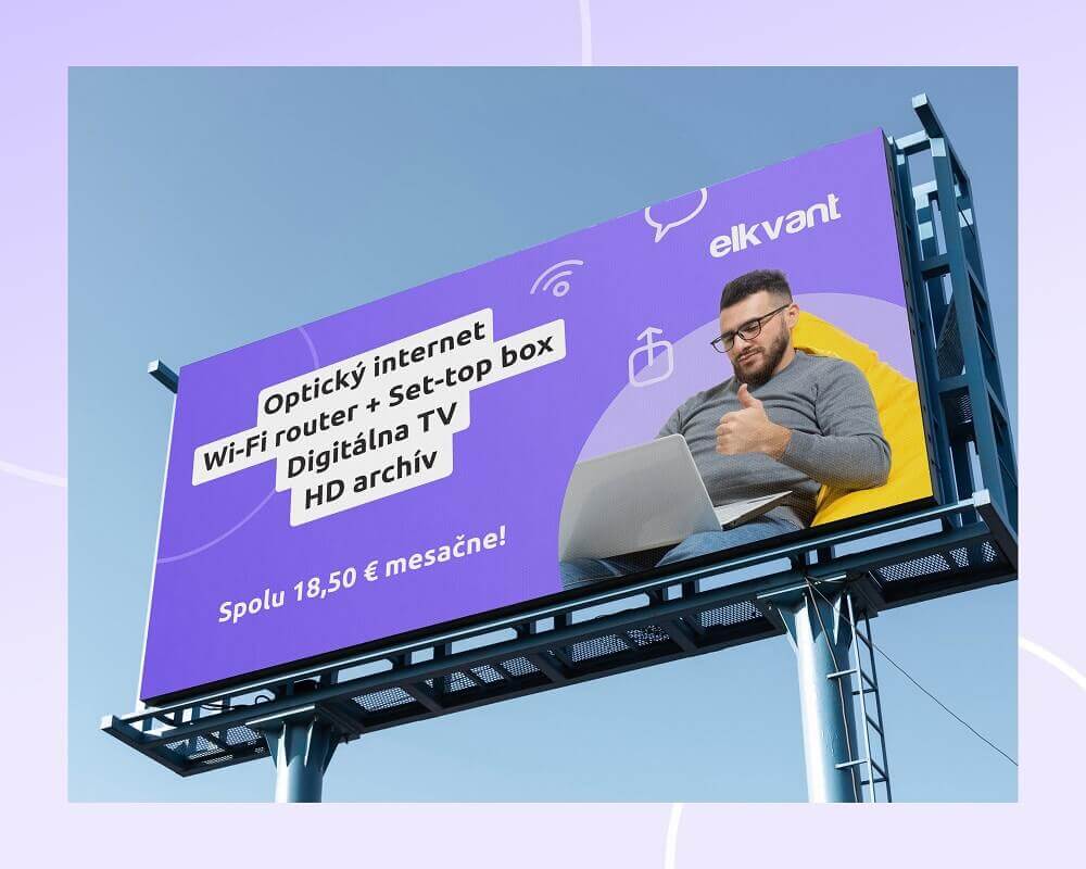 Elkvant billboard - prípadová štúdia marketing